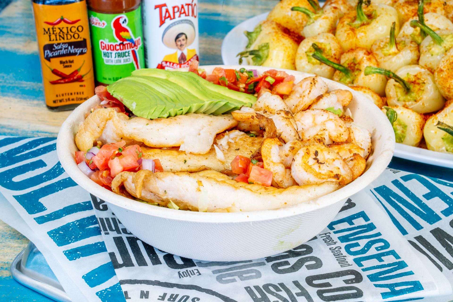 Baja Fish & Shrimp Bowl